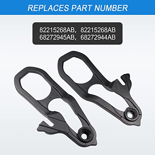 Jdmspeed 68274701AA, 68274701AB New Heavy Daty Front Car Tow Hooks Left & Right thumb #2