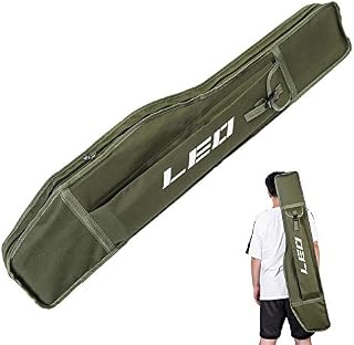 Lixada Fishing Tackle Bag Portable Fishing Rod Reel Tackle Tool Carry Case Carrier Travel Bag