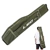 Lixada 1.2M Sac de Pêche, Pliant Canne À Pêche Bobine Sac de Pêche Pôle Tackle Cas Sac de Rangement Voyage Sac À…
