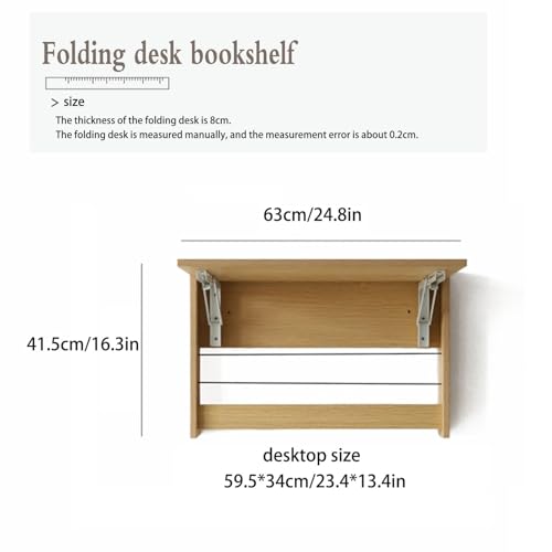 Bureau mural rabattable et table pliante pour ordinateur portable petit espace