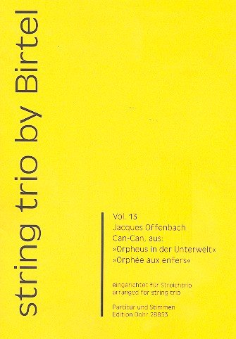 Can-Can: para viola y violonchelo partitura y voces