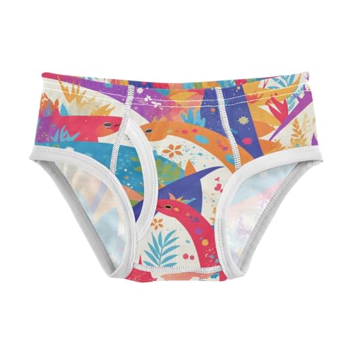 KLL Dino Pattern Toddler Boys Comfort Boxer Briefs Cute Children Panties