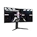 LG UltraGear QHD 34-Inch Curved Gaming Monitor 34GP83A-B, Nano IPS 1ms (GtG) with VESA DisplayHDR 400, NVIDIA G-SYNC, and AMD FreeSync Premium, 144Hz, Black