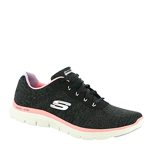 Skechers SKECHERS Flex Appeal 4.0 Black/Coral 9.5 B (M)