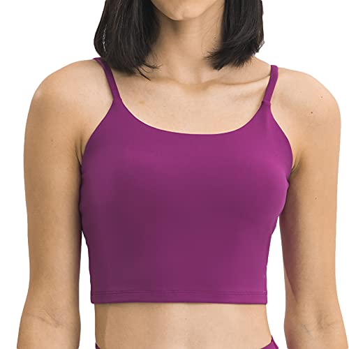 Image of Lemedy Women Padded Sports Bra Fitness Workout Running Shirts Yoga Tank Top