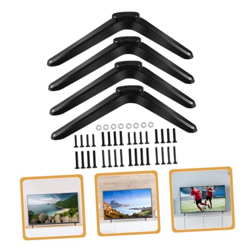 Support de bureau pour téléviseur et écran plat - Solution de surélévation anti-chute et stable - 7