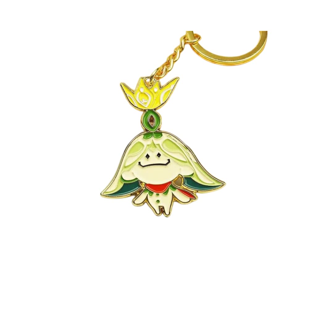 Hanaiette Boys Style 3 1Pc Genshin Impact Aranara Keychain Anime Cute Keychain Game Character Cosplay (Style 3)