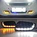 Luce di marcia diurna a LED DRL, copertura della lampada della testa della nebbia lampeggiante per auto, per Smart fortwo 2008 2009 2010 2011