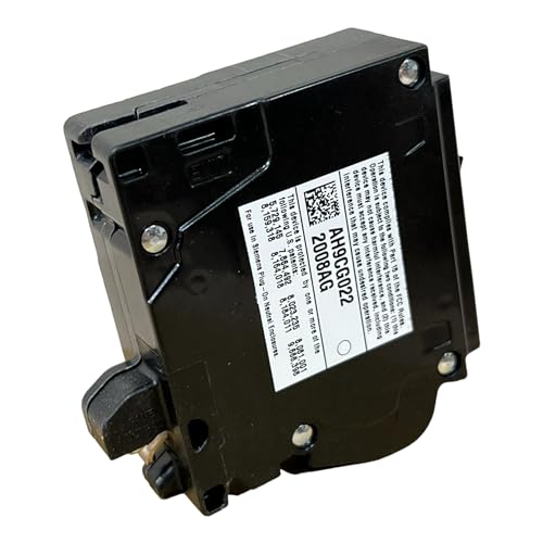 Siemens Q120DFN 20 Amp 1-Pole Dual Function (CAFCI/GFCI) Plug-On Neutral Circuit Breaker, Black(Pack of 10)