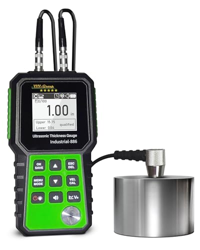 Ultrasonic Thickness Tester Industrial-886 / Digital Metals Thickness Gauge with Range...