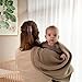 Knitted Organic Cotton Baby Blanket- Swaddle Blanket, 30