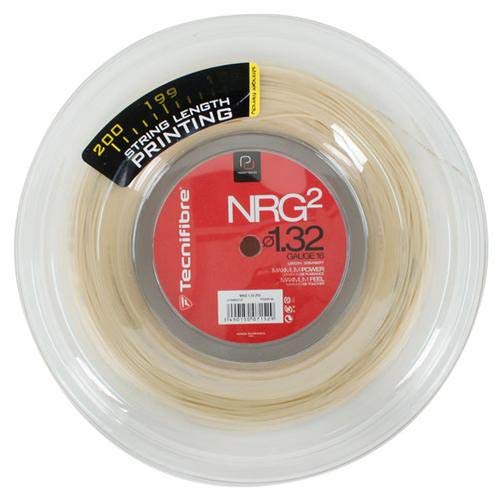 Tecnifibre NRG2 (16-1.32mm) Tennis String Reel (Natural)