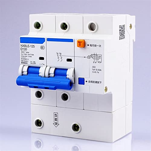 Déclencheur électromagnétique NXBLE-125 80A de Type D haute performance AC230/400V
