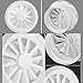 Chimney Tool Ventilation Outlet Cap ABS Adjustable Air Vent White Round Soffit Exhaust Vent for Inline Duct Fan Outlet Vent