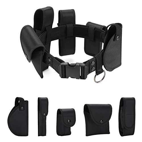 Kyrio Modular Equipment System Taktischer Hüftgurt mit Beuteln Taktischer Dienstgürtel mit Komponenten Holster für die Sicherheitsjagd von Strafverfolgungsbehörden