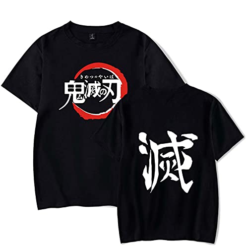 Yumenam Unisex Anime Demon Slayer Sommer T-Shirt Kimetsu no Yaiba Tanjirou Nezuko Top Tee Cover