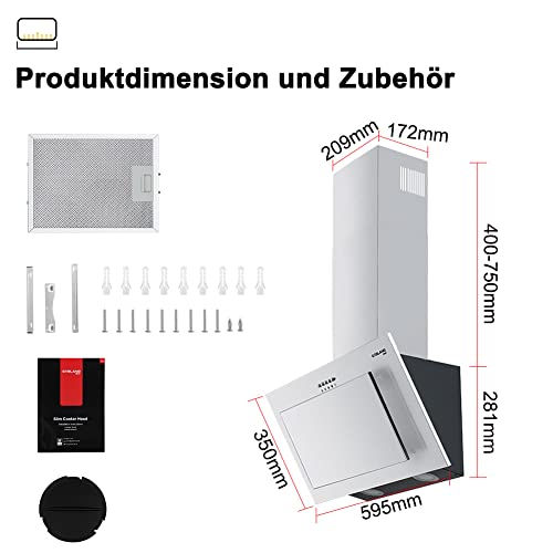 Gasland-Chef-AR60SP-Campana-Extractora-Inclinada-60cm-Campana-Extractora-de-Pare-Cocina-Decorativa-350-mh-3-Velocidades-de-Exrtaccion-Acero-inoxidable