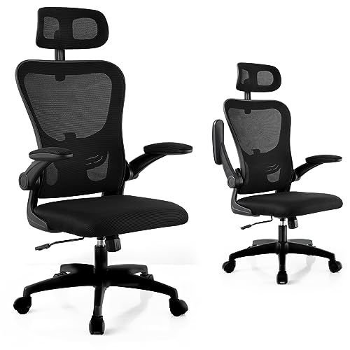 SOSINYA Silla De Oficina Ergonómica, Silla De Escritorio con Repo...