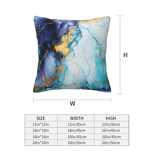 Housse de coussin décorative moderne 50,8 cm lot de 4 textures marbrées rustiques - 5