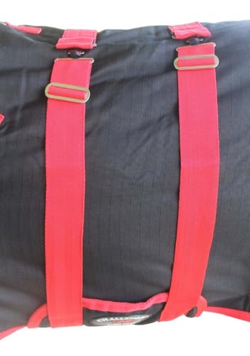 Image of Challenger 1200D Miniature Weanling Donkey Pony Horse Foal Winter Blanket Red BLK 51946