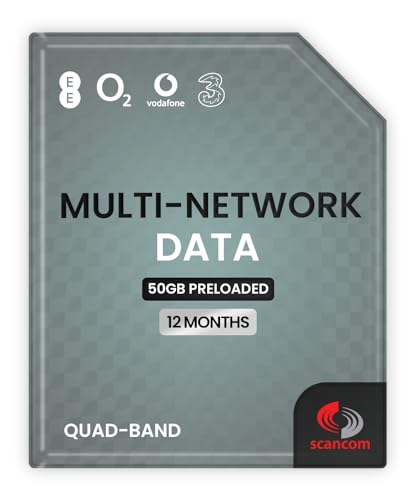 Carte SIM Angleterre 12 mois pour rester connecté lors de vos déplacements