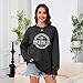 Wrenpies Womens Nursing Shirts for Breastfeeding Zipper Mama Maternity Long Sleeve T Shirt Oversized Graphic Acid Wash Tops (Black,XL)