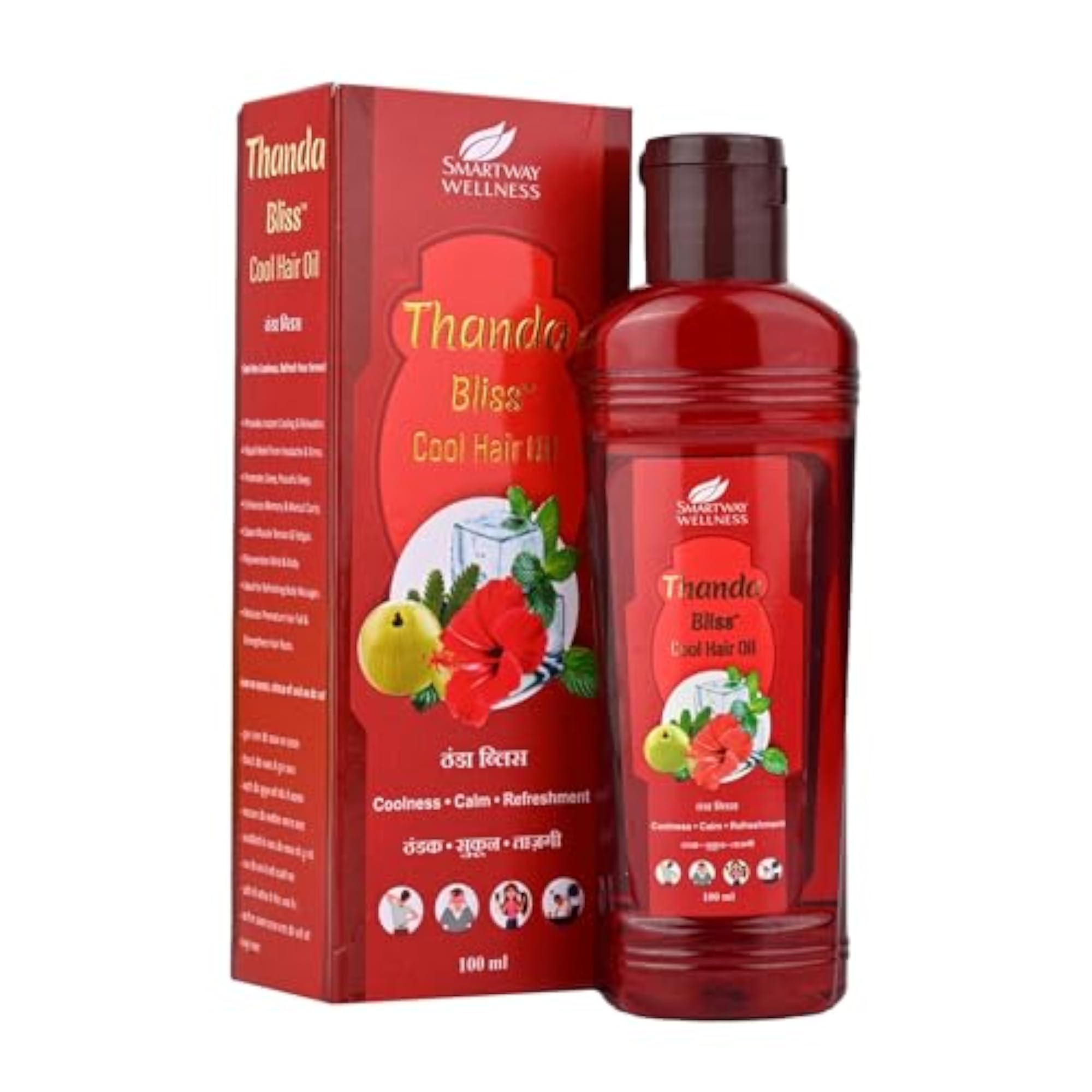 Cool Hair Oil, Herbal Cooling