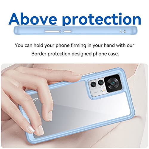 SEAHAI Trasparente Cover per Xiaomi 12T PRO 5G /