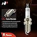 A-Premium Iridium & Platinum Spark Plugs Compatible with Audi Q7 2007-2010, A6 Quattro 2007-2011, A8 Quattro 2007-2012, S5 2008-2012 & Volkswagen Touareg 2007-2009, 4.2L, Pack of 8