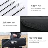 Godox Grid Softbox Strip Softbox Strip Box Beehive Honeycomb Grid Bowens Holder for Photo Studio(FW30x120) - Image 5