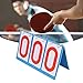 equlup Scoreboard Flipper, Portable 3-Digit Flip Scoreboard Tabletop Score Keeper for Volleyball Basketball Table Tennis