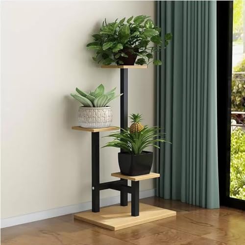 Présentoir à plantes moderne en métal - Étagère gain de place 3 niveaux
