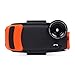 Underwater Smart Phone Camera Housing compatible with iPhone 6 Plu/6s Plus (Black/Garibaldi WS) (flat lens only)