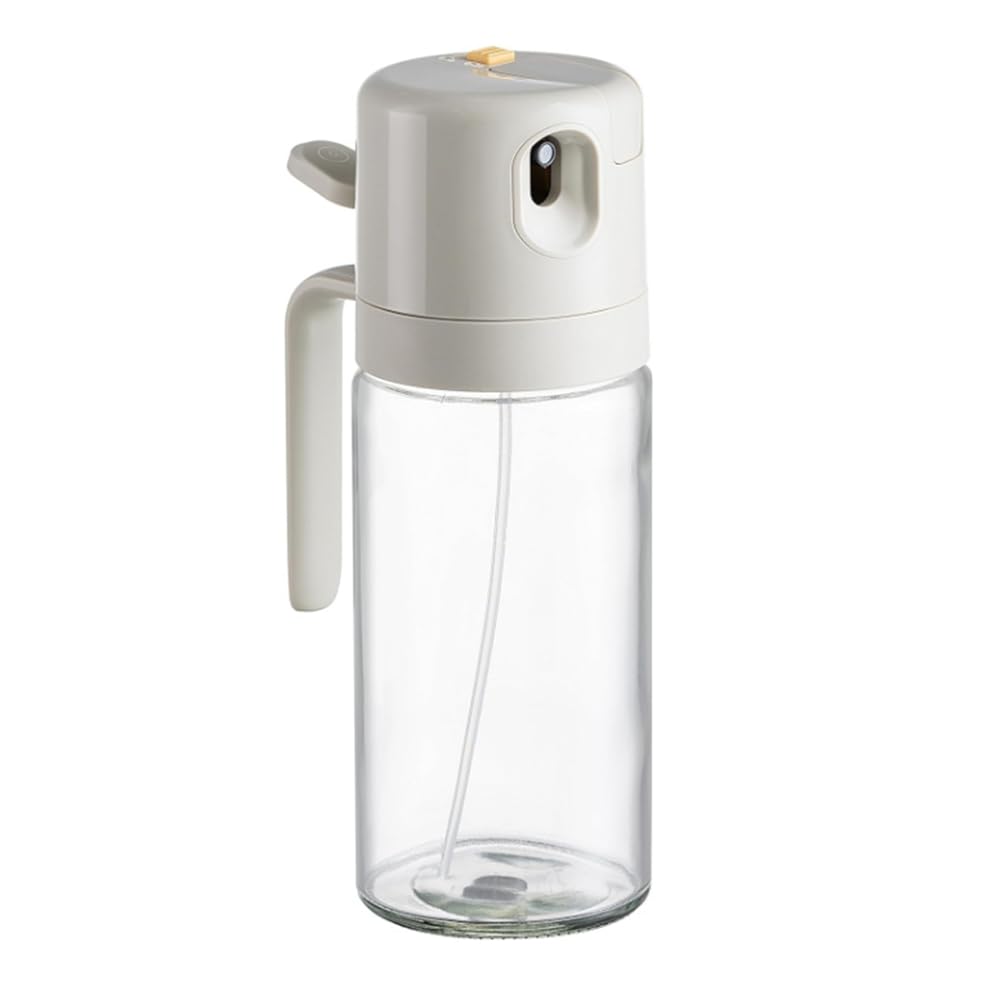 CTRLZS 1 Piece Olive Oil Sprayer for Cooking, Olive Oil Bottle, 2-In-1 Oil Dispenser, 550ml Glass/Dumping Dual-Purpose