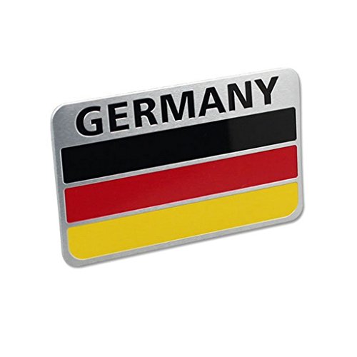 EHAO Generic Car Racing Deportes GE Bandera de Alemania Oblong Emblem Etiqueta Decalque Etiqueta