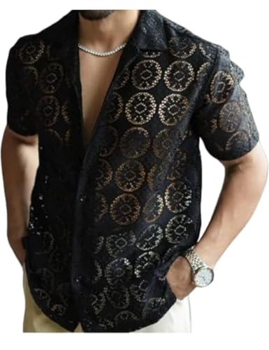 Image of Wear a net Shirt Over a Contrasting t-Shirt or Tank top for a Stylish Layered Look.