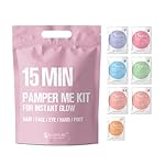 15 Min Pamper Me Kit by Naisture – Korean Spa Kit for Women with Hair Mask, Hand and Foot Masks, Eye Mask, and Face Masks
