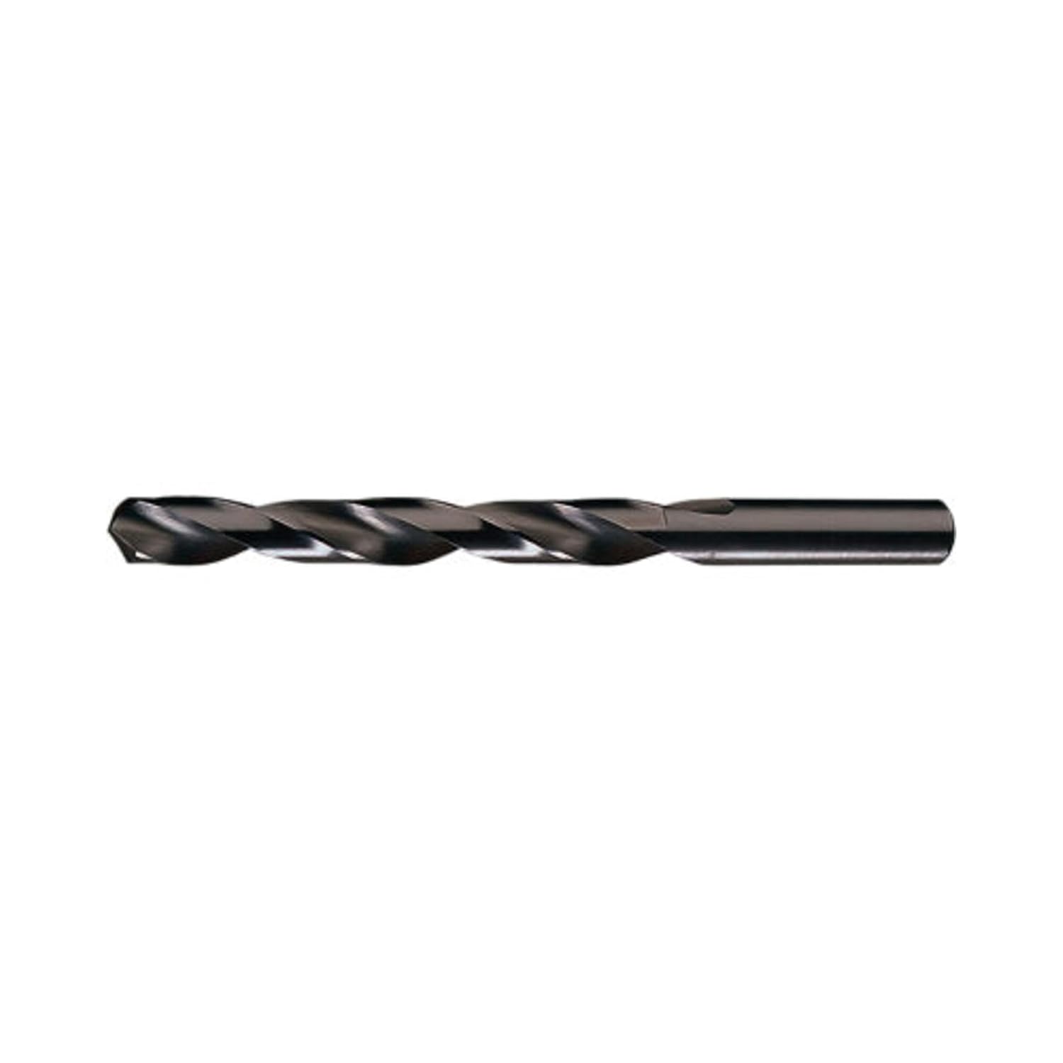 Chicago-Latrobe 47369 150 General Purpose Jobber Length Drill Bit, 15 mm Drill - Metric, 0.5906 in Drill - Decimal Inch, 118 deg Point, HSS, Black Oxide (Each)