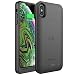 iPhone XS Max Battery Case Qi Wireless Charging Compatible, Alpatronix BXXt Max 6.5-inch 3500mAh Ultra Slim Portable Rechargeable Protective Charger for iPhone XS Max Juice Bank Power Case - Black 