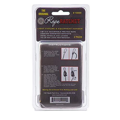 Liberty Garden Products Rope Ratchet Light Hanger Pack #TOP22