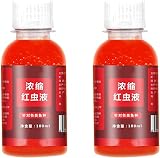 ANRUI Bait Fish Additive, 100ml Red Worm Concentrate Liquid, Fishing Baits, High Concentration Fishi