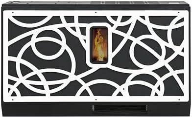 STUFE A PELLET ITALIA Super Slim 7 KW WiFi – Estufa de pellets de aire ventilado, diseño moderno y compacto, eficiencia 91% calentador, 70 m², autonom...