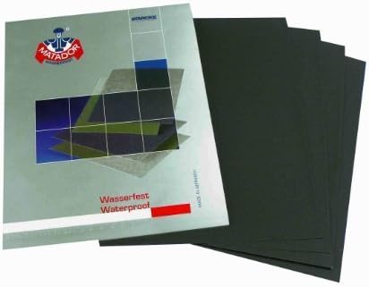 Wet and Dry Sandpaper 240grit 5 Sheets 230 x 280mm Waterproof Paper Highest Quality STARCKE Matador