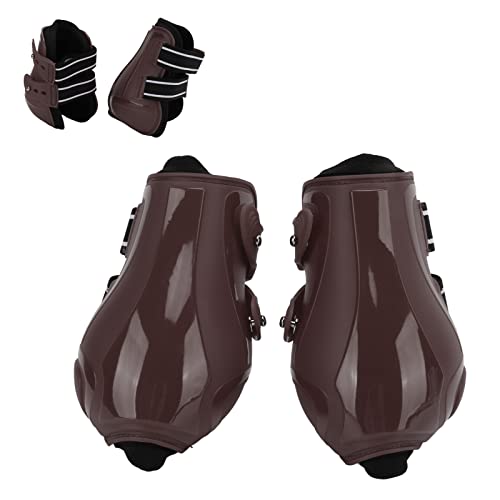 Botas para tendón de caballo Fdit con carcasa de PU ajustable 3
