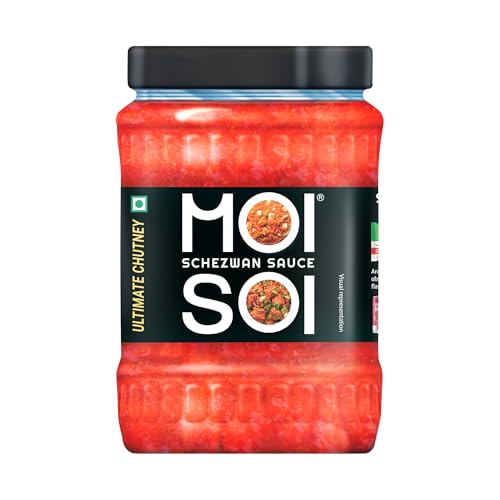 Image of MOI SOI Schezwan chutney Sauce 575gms glass bottle