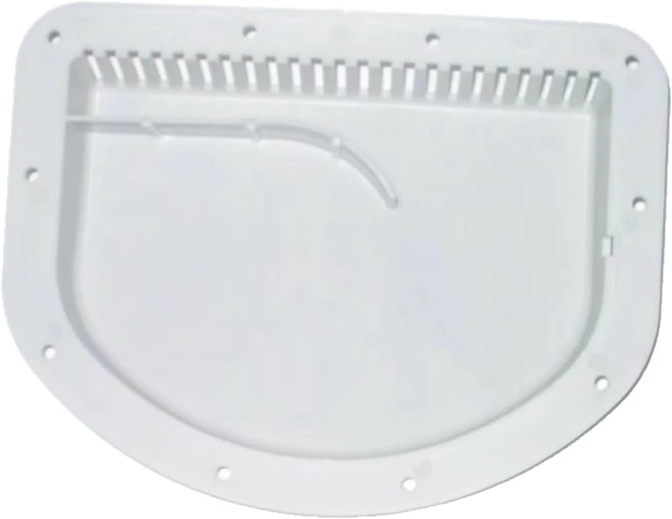 Side Wall Forced Air Vent Cowl - White, for Motorcycle Trailer Camper RV Exterior Ventilation