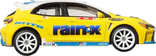 Hot Wheels Premium Car Culture Collectible Toy Car, 1:64 Scale Die-Cast Toyota Corolla GR, Slide Street Vehicle with Real Riders Tires - image 4