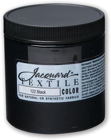 Jacquard Textile Paint 8 Oz Black