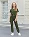 Arshiner Cute Outfits for Girls 2 Pieces Tracksuits Jogger Suits Sweatsuits Set Army Green 14-15 Years Old