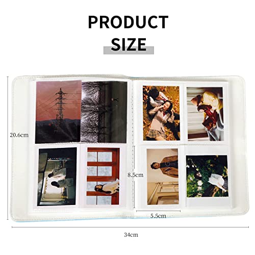 Mini álbum de fotos de 256 bolsillos para Fujifilm Mini 11/Mini 9/Mini Link Impresora/LiPlay Instant